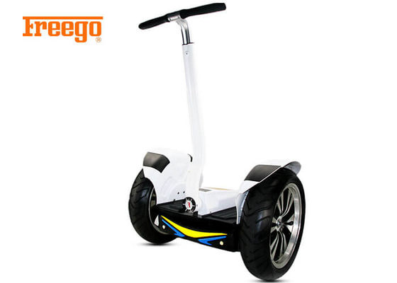คุณภาพ  1000W*2 White Self Balancing Electric Scooter Button Control 3-5H Charging Time โรงงาน