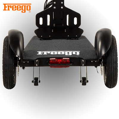 สกู๊ตเตอร์ไฟฟ้า 3 ล้อ Freego Solo ที่จดสิทธิบัตรพร้อมที่นั่งสำหรับผู้ขนส่งส่วนบุคคลเก่า