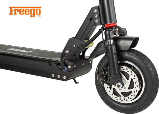 สกู๊ตเตอร์ไฟฟ้าคู่มอเตอร์พับได้ขนาด 10 นิ้วสำหรับผู้ใหญ่ที่มี Solid Tire Black