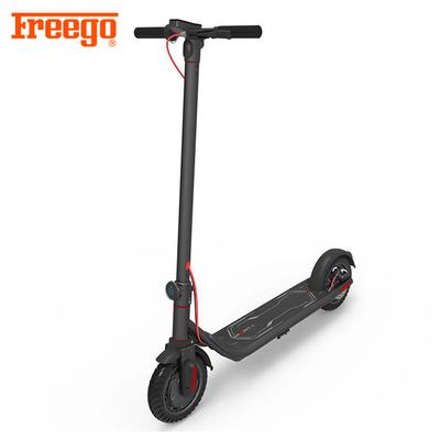 สกูตเตอร์เตะไฟฟ้าน้ำหนักเบา 201-500w 25km / h เฟรมความเร็วสูงสุดที่แข็งแกร่ง